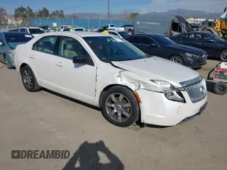 2010 Mercury Milan Premier with VIN 3MEHM0JAXAR616108, listed as a IAAI auction lot 41581286 with 63,534 mi miles. Bid and sale history available at carsss.com. Image 1.