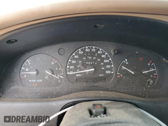 1998 Ford Ranger XL with VIN 1FTYR14U5WPB63948, listed as a Copart auction lot 51537275 with 198,874 mi miles and Clean title. Bid and sale history available at DreamBid. Image 9.
