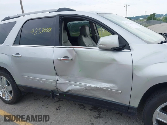 2017 GMC Acadia Limited with VIN 1GKKRSKD7HJ246239, listed as a IAAI auction lot 42374059 with 125,513 mi miles and . Bid and sale history available at DreamBid. Image 6.