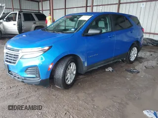 2024 Chevrolet Equinox LS with VIN 3GNAXHEG7RL123497, listed as a IAAI auction lot 42099988 with 43,777 mi miles and . Bid and sale history available at DreamBid. Image 17.