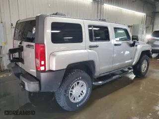 2006 Hummer H3 with VIN 5GTDN136468149586, listed as a Copart auction lot 48986275 with 172,521 mi miles and Salvage Title. Bid and sale history available at carsss.com. Image 3.