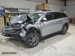 2019 Toyota Highlander SE with VIN 5TDJZRFH0KS579924, listed as a Copart auction lot 50579055 with 89,846 mi miles and Salvage Title. Bid and sale history available at carsss.com. Image 1.