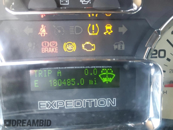 2010 Ford Expedition Limited with VIN 1FMJU1K51AEB64381, listed as a Copart auction lot 49252635 with 180,485 mi miles and Salvage title. Bid and sale history available at DreamBid. Image 9.