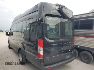 2019 Ford Transit Passenger XL with VIN 1FBVU4XM1KKA23695, listed as a Copart auction lot 80881484 with 52,209 mi miles and Salvage Title. Bid and sale history available at DreamBid. Image 2.