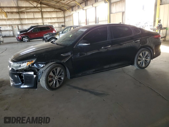 2016 Kia Optima SX Turbo with VIN 5XXGW4L22GG095252, listed as a Copart auction lot 42609305 with 159,528 mi miles and Salvage Title. Bid and sale history available at carsss.com. Image 1.