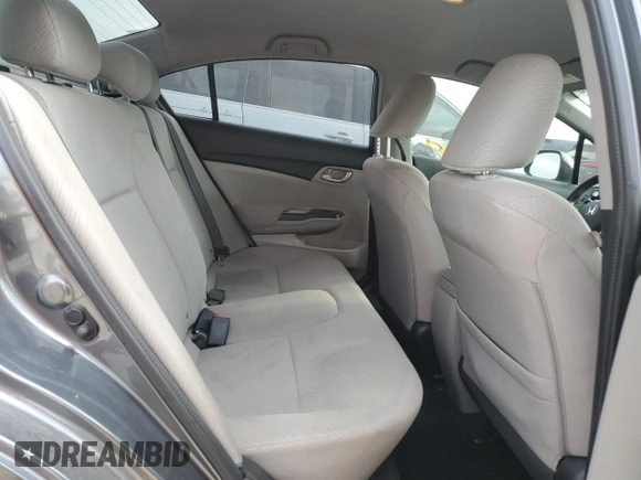 2013 Honda Civic LX z VIN 2HGFB2F55DH300459, wystawiony jako Copart lot #53210385 z przebiegiem 161 534 mil mil oraz Czysty tytuł • Clean title. Historia ofert i sprzedaży dostępna na DreamBid. Obrazek 10.