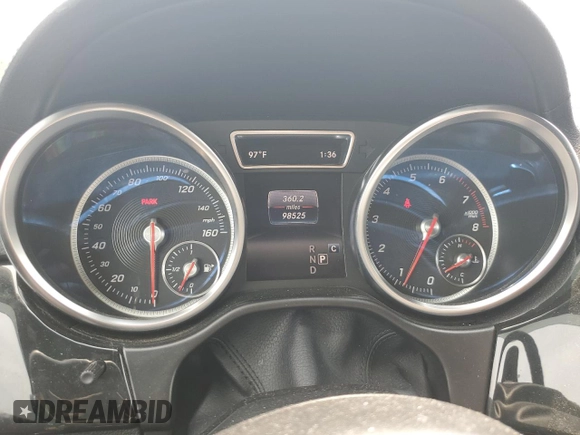 2017 Mercedes-Benz GLS 450 with VIN 4JGDF6EE1HA895474, listed as a Copart auction lot 64777564 with 98,525 mi miles and Salvage Title. Bid and sale history available at DreamBid. Image 9.