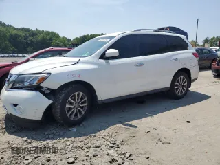 2016 Nissan Pathfinder Platinum with VIN 5N1AR2MN8GC662893, listed as a Copart auction lot 60915755 with 125,500 mi miles and Salvage title. Bid and sale history available at DreamBid. Image 1.
