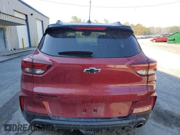 2021 Chevrolet TrailBlazer RS with VIN KL79MUSL7MB126132, listed as a Copart auction lot 70269433 with 45,143 mi miles. Bid and sale history available at carsss.com. Image 6.