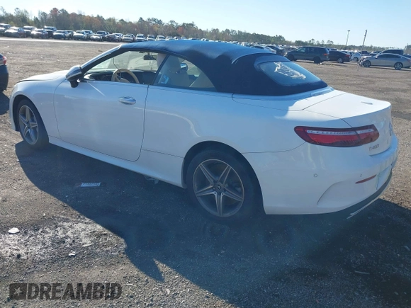 2018 Mercedes-Benz E 400 with VIN WDD1K6GBXJF031138, listed as a IAAI auction lot 41704112 with 51,133 mi miles and . Bid and sale history available at DreamBid. Image 3.