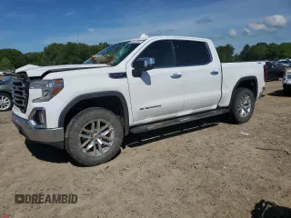 2020 GMC Sierra 1500 SLT z VIN 3GTU9DEL2LG142142, wystawiony jako Copart lot #53441885 z przebiegiem Nie podano mil oraz Szkoda całkowita • Salvage title. Historia ofert i sprzedaży dostępna na DreamBid. Obrazek 1.