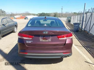 2017 Kia Optima LX with VIN 5XXGT4L33HG163285, listed as a IAAI auction lot 41802193 with 122,159 mi miles. Bid and sale history available at carsss.com. Image 16.