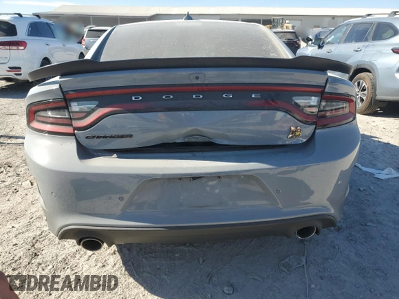 2022 Dodge Charger Scat Pack with VIN 2C3CDXGJ5NH161802, listed as a Copart auction lot 54876795 with 52,837 mi miles and Salvage Title. Bid and sale history available at carsss.com. Image 6.