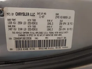 2008 Dodge Grand Caravan SXT with VIN 1D8HN54P18B129536, listed as a IAAI auction lot 41844874 with 260,000 mi miles and . Bid and sale history available at DreamBid. Image 9.