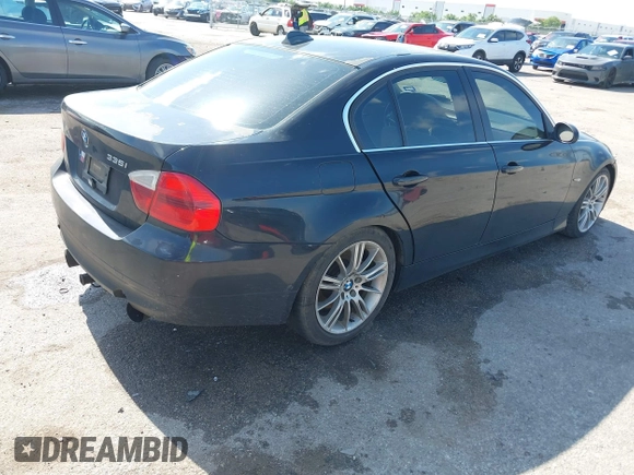 2007 BMW 3 Series 335i with VIN WBAVB73537VF52444, listed as a IAAI auction lot 42348379 with 185,399 mi miles and . Bid and sale history available at DreamBid. Image 4.