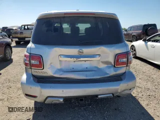 2017 Nissan Armada SL with VIN JN8AY2ND1H9008480, listed as a Copart auction lot 71732274 with 163,144 mi miles and Salvage Title. Bid and sale history available at carsss.com. Image 6.