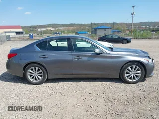 2014 Infiniti Q50 Premium with VIN JN1BV7AR4EM700333, listed as a IAAI auction lot 42109470 with 91,408 mi miles. Bid and sale history available at carsss.com. Image 14.