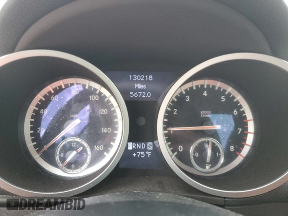 2009 Mercedes-Benz SLK 280 with VIN WDBWK54F99F192642, listed as a Copart auction lot 59581975 with 130,218 mi miles and Salvage title. Bid and sale history available at DreamBid. Image 9.