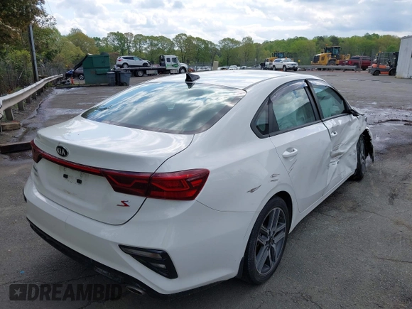 2019 Kia Forte S with VIN 3KPF34AD3KE124249, listed as a IAAI auction lot 41986218 with 40,164 mi miles. Bid and sale history available at carsss.com. Image 4.