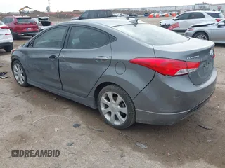 2013 Hyundai Elantra Limited with VIN 5NPDH4AEXDH451649, listed as a IAAI auction lot 41691494 with 124,827 mi miles and . Bid and sale history available at DreamBid. Image 3.
