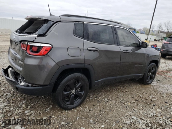 2018 Jeep Compass Latitude with VIN 3C4NJCBB3JT502203, listed as a Copart auction lot 51345795 with 94,433 mi miles and Salvage Title. Bid and sale history available at DreamBid. Image 3.