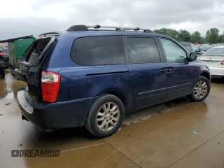 2006 Kia Sedona LX with VIN KNDMB233766096955, listed as a Copart auction lot 64966334 with 213,901 mi miles and Salvage Title. Bid and sale history available at carsss.com. Image 3.