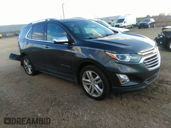 2018 Chevrolet Equinox Premier with VIN 2GNAXNEXXJ6141676, listed as a IAAI auction lot 40798630 with 132,960 mi miles. Bid and sale history available at carsss.com. Image 1.