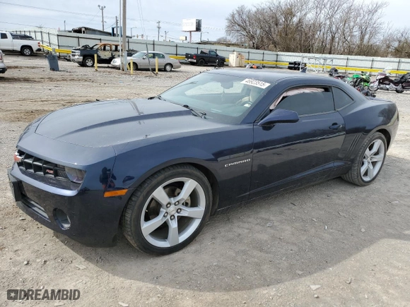 2012 Chevrolet Camaro 2LT with VIN 2G1FC1E3XC9132101, listed as a Copart auction lot 46923515 with 96,717 mi miles and Salvage Title. Bid and sale history available at carsss.com. Image 1.