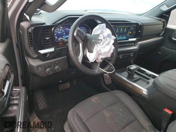 2024 Chevrolet Silverado 1500 RST with VIN 2GCUDEEDXR1247199, listed as a Copart auction lot 48608675 with 10,798 mi miles and Salvage Title. Bid and sale history available at carsss.com. Image 8.