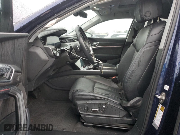 2021 Audi e-tron Sportback Prestige with VIN WA13AAGE2MB020112, listed as a Copart auction lot 44915684 with 35,147 mi miles and . Bid and sale history available at DreamBid. Image 7.