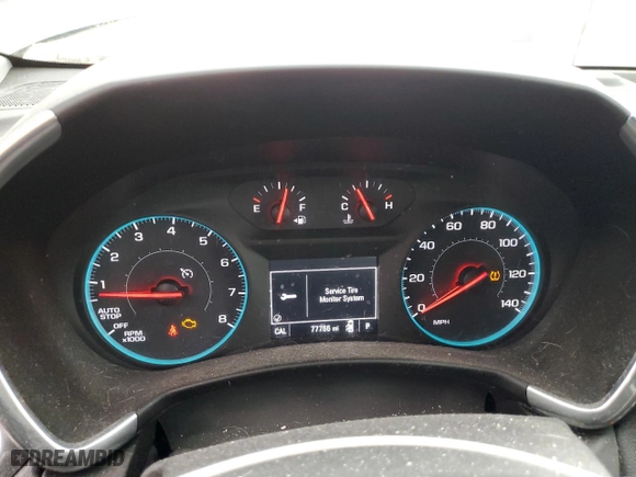 2018 Chevrolet Equinox LT with VIN 3GNAXKEX2JS559603, listed as a Copart auction lot 51622025 with 77,766 mi miles and Salvage Title. Bid and sale history available at carsss.com. Image 9.