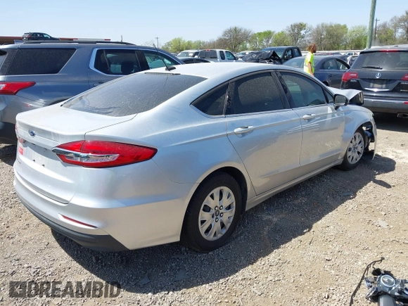 2019 Ford Fusion S with VIN 3FA6P0G71KR275393, listed as a IAAI auction lot 41827288 with 108,160 mi miles and . Bid and sale history available at DreamBid. Image 4.