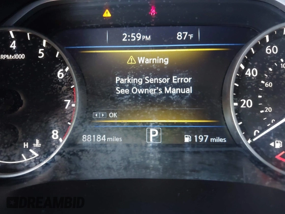2018 Nissan Maxima SL with VIN 1N4AA6AP5JC369619, listed as a IAAI auction lot 42045980 with 88,184 mi miles and . Bid and sale history available at DreamBid. Image 7.
