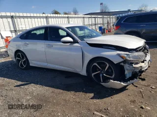 2018 Honda Accord Sedan Sport 1.5T with VIN 1HGCV1F34JA150034, listed as a Copart auction lot 45454355 with 173,698 mi miles and Salvage Title. Bid and sale history available at carsss.com. Image 4.