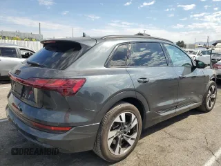 2023 Audi e-tron Premium with VIN WA1AAAGE1PB025748, listed as a Copart auction lot 70300304 with 3,798 mi miles and Salvage Title. Bid and sale history available at carsss.com. Image 3.