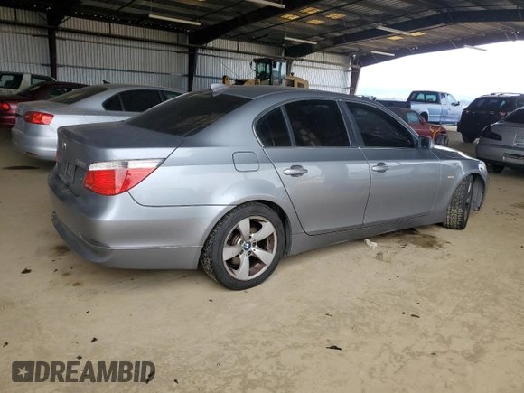 2004 BMW 5 Series 530i with VIN WBANA73504B059236, listed as a Copart auction lot 47633475 with 211,366 mi miles and Salvage Title. Bid and sale history available at DreamBid. Image 3.