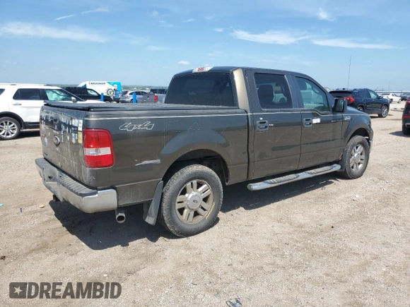 2008 Ford F-150 XLT with VIN 1FTPW14V98FA09278, listed as a Copart auction lot 64949325 with Not provided miles and Salvage title. Bid and sale history available at DreamBid. Image 3.