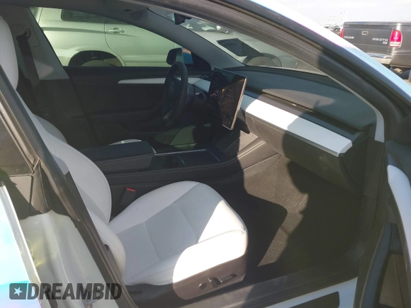 2021 Tesla Model 3 Long Range with VIN 5YJ3E1EB6MF053940, listed as a IAAI auction lot 41344978 with 38,544 mi miles and . Bid and sale history available at DreamBid. Image 5.