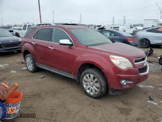2010 Chevrolet Equinox LTZ with VIN 2CNFLFEY4A6213542, listed as a Copart auction lot 44563855 with 123,396 mi miles and Clean Title. Bid and sale history available at carsss.com. Image 4.