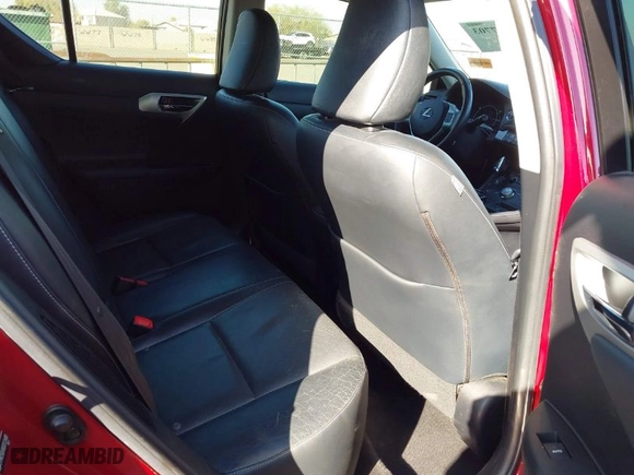 2011 Lexus CT 200h with VIN JTHKD5BHXB2012448, listed as a IAAI auction lot 41457703 with 169,552 mi miles. Bid and sale history available at carsss.com. Image 8.