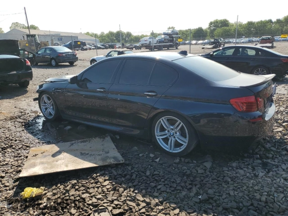 2014 BMW 5 Series 550i xDrive with VIN WBAKP9C57EDZ35111, listed as a Copart auction lot 58365525 with 177,756 mi miles and Salvage title. Bid and sale history available at DreamBid. Image 2.