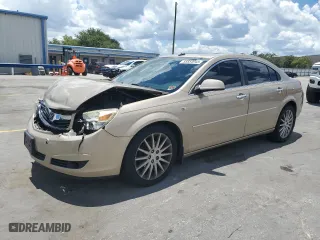 2007 Saturn Aura XR with VIN 1G8ZV57787F191063, listed as a Copart auction lot 55854943 with 154,408 mi miles and Salvage Title. Bid and sale history available at carsss.com. Image 1.