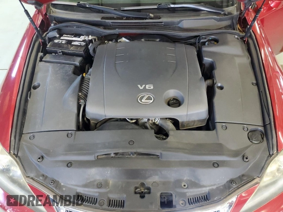 2012 Lexus IS 250 C with VIN JTHFF2C29C2526040, listed as a Copart auction lot 71417364 with 153,210 mi miles and Salvage title. Bid and sale history available at DreamBid. Image 11.