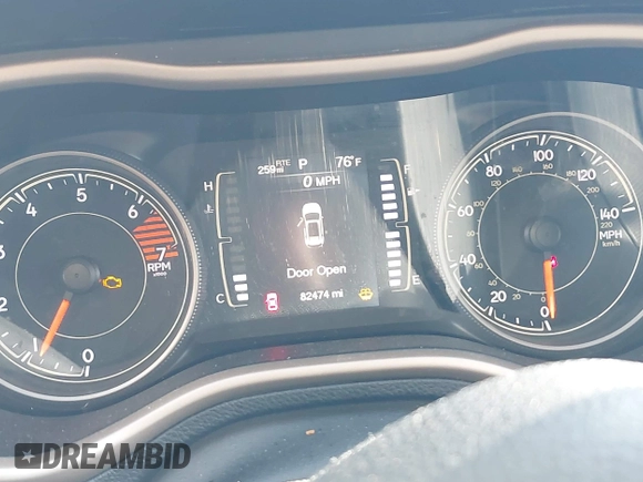 2018 Jeep Cherokee Latitude with VIN 1C4PJLCB0JD542574, listed as a IAAI auction lot 42506963 with 82,474 mi miles and . Bid and sale history available at DreamBid. Image 7.
