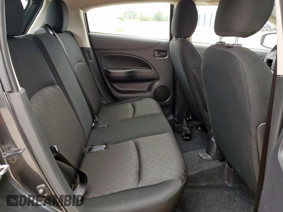 2024 Mitsubishi Mirage ES with VIN ML32AUHJ4RH013782, listed as a Copart auction lot 58069015 with 7,366 mi miles and Salvage title. Bid and sale history available at DreamBid. Image 11.
