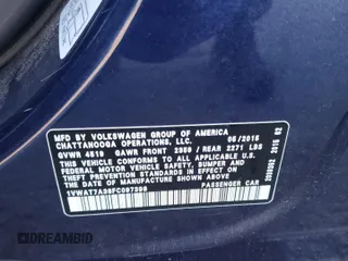 2015 Volkswagen Passat Limited Edition Edition z VIN 1VWAT7A38FC097398, wystawiony jako Copart lot #46146545 z przebiegiem 183 577 mil mil oraz Szkoda całkowita • Salvage title. Historia ofert i sprzedaży dostępna na DreamBid. Obrazek 13.