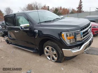 2021 Ford F-150 XL with VIN 1FTFW1E80MFC23042, listed as a IAAI auction lot 41480809 with 1 mi miles. Bid and sale history available at carsss.com. Image 1.