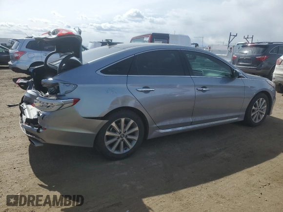 2016 Hyundai Sonata Sport with VIN 5NPE34AF8GH400862, listed as a Copart auction lot 48893925 with 83,712 mi miles and Salvage Title. Bid and sale history available at DreamBid. Image 3.