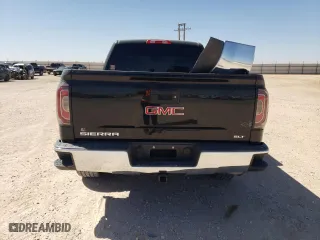 2018 GMC Sierra 1500 SLT with VIN 3GTU2NEJ3JG443721, listed as a Copart auction lot 46477485 with 58,515 mi miles and Salvage Title. Bid and sale history available at carsss.com. Image 6.