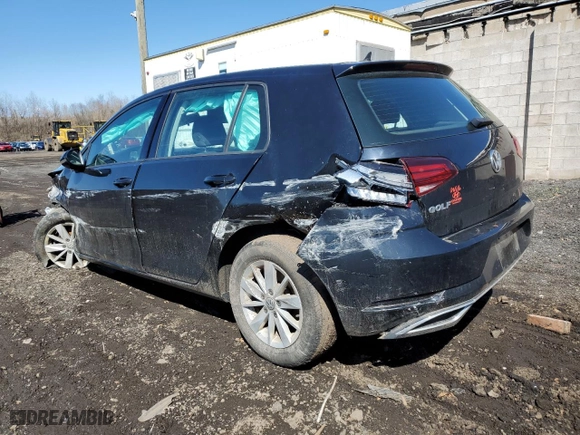 2019 Volkswagen Golf S with VIN 3VWG57AU6KM019756, listed as a Copart auction lot 52097815 with 94,978 mi miles and Salvage Title. Bid and sale history available at carsss.com. Image 2.